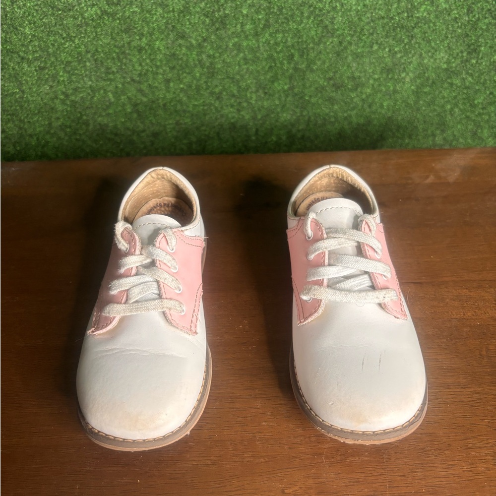 FootMates Pink and White Kids Sneakers